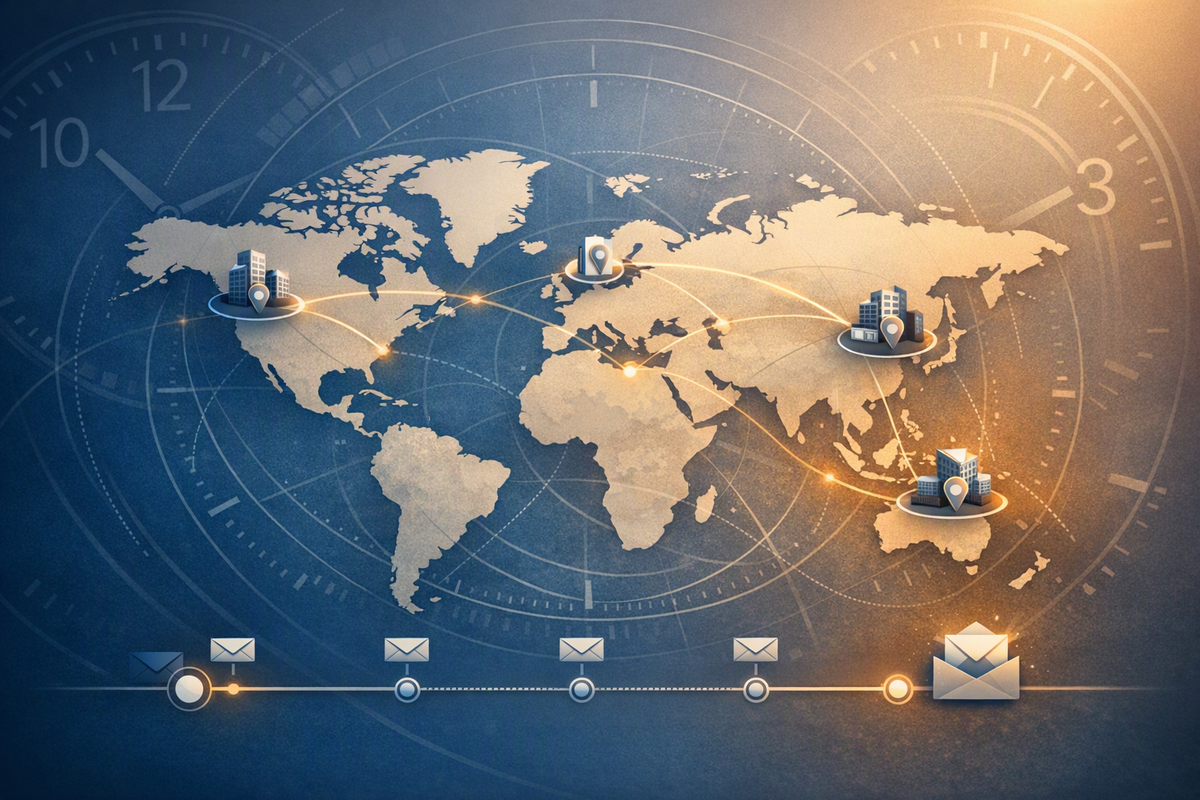 How to Schedule Cold Emails by Prospect Time Zone
